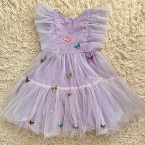 Charming Purple Kids Dress